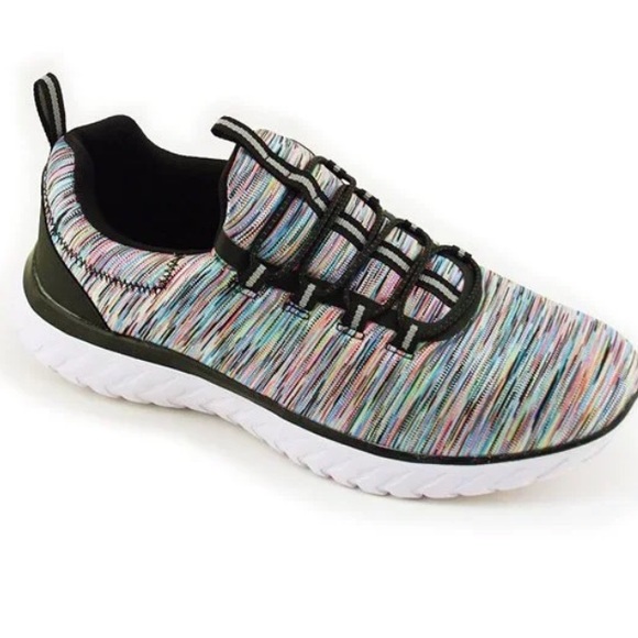 Athletic Works Shoes - NWT Athletic Works Women's Bungee Slip-On Sneakers Multi Color